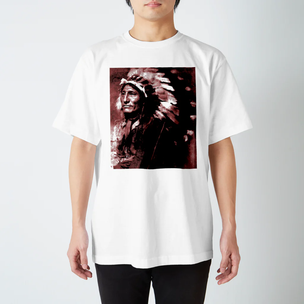 その物語を忘れない。のGertrude Käsebie: Indian Chief, c. 1901 スタンダードTシャツ