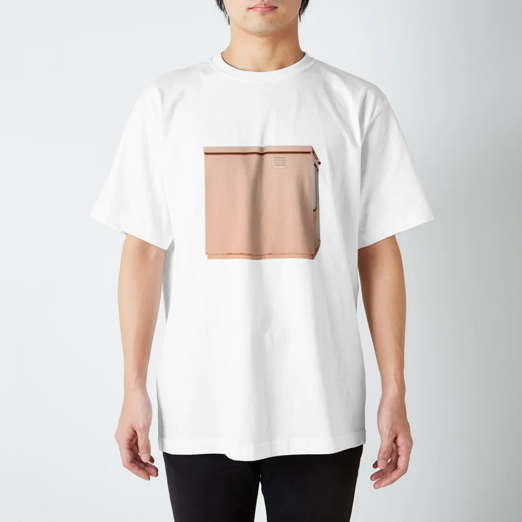 Yusuke Saitohのサーモンピンクの小屋 Regular Fit T-Shirt