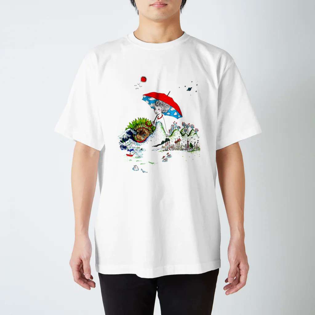 some,some.の晴れのち晴れ、時々晴れ Regular Fit T-Shirt