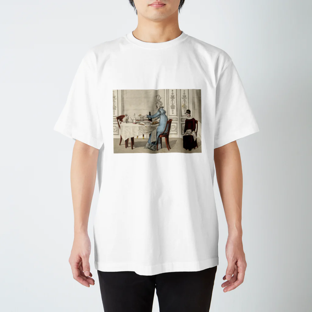 J. Jeffery Print Galleryの1818年の食卓風景 スタンダードTシャツ