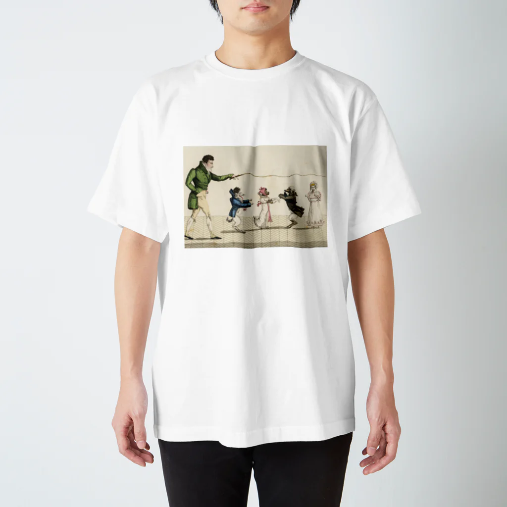 J. Jeffery Print Galleryのパリのドッグショー スタンダードTシャツ