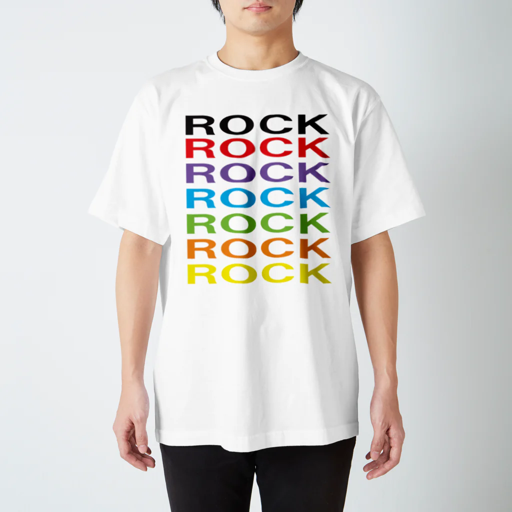 nonnonのカラフルROCK スタンダードTシャツ