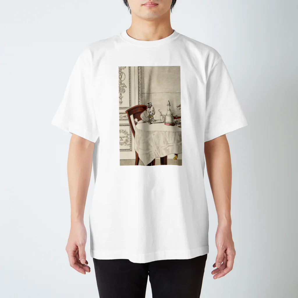 J. Jeffery Print Galleryの1818年の食卓風景 スタンダードTシャツ