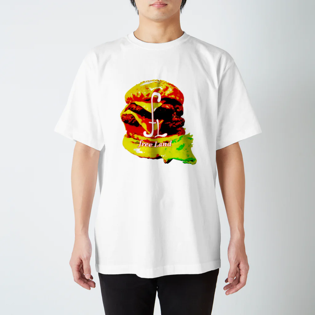 freeLand Vintage&Hamburger Cafeの肉汁ジャンキー スタンダードTシャツ