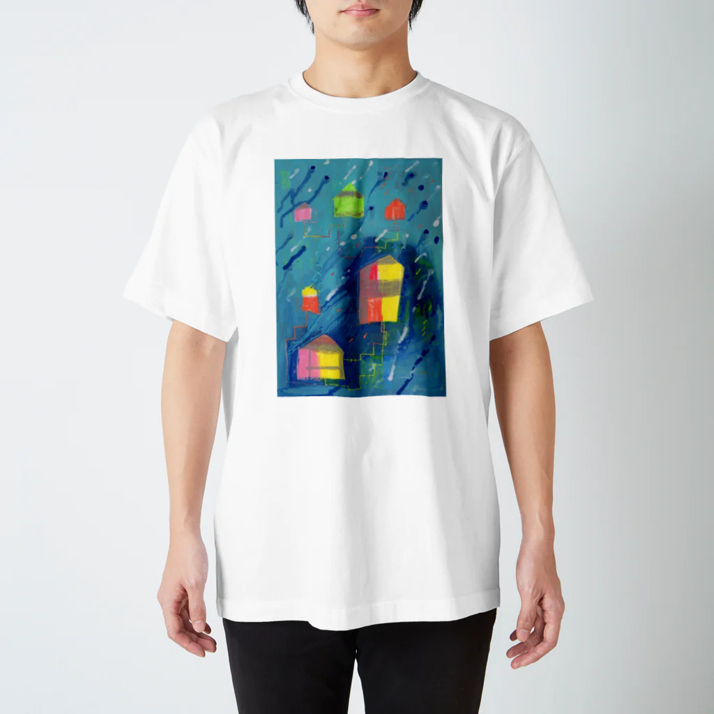 RYUJIN Etsukoの雨音 Regular Fit T-Shirt