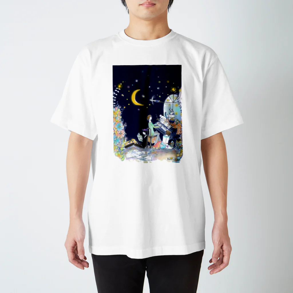 Bambridgeの真夏の夜の音 Regular Fit T-Shirt