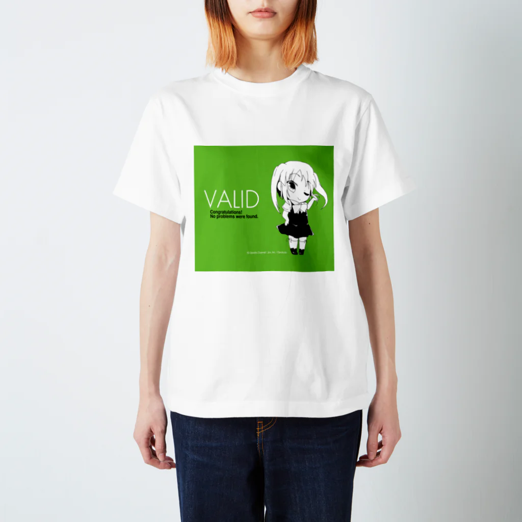 電書ちゃんねるの電書ちゃん Valid シリーズ Regular Fit T-Shirt