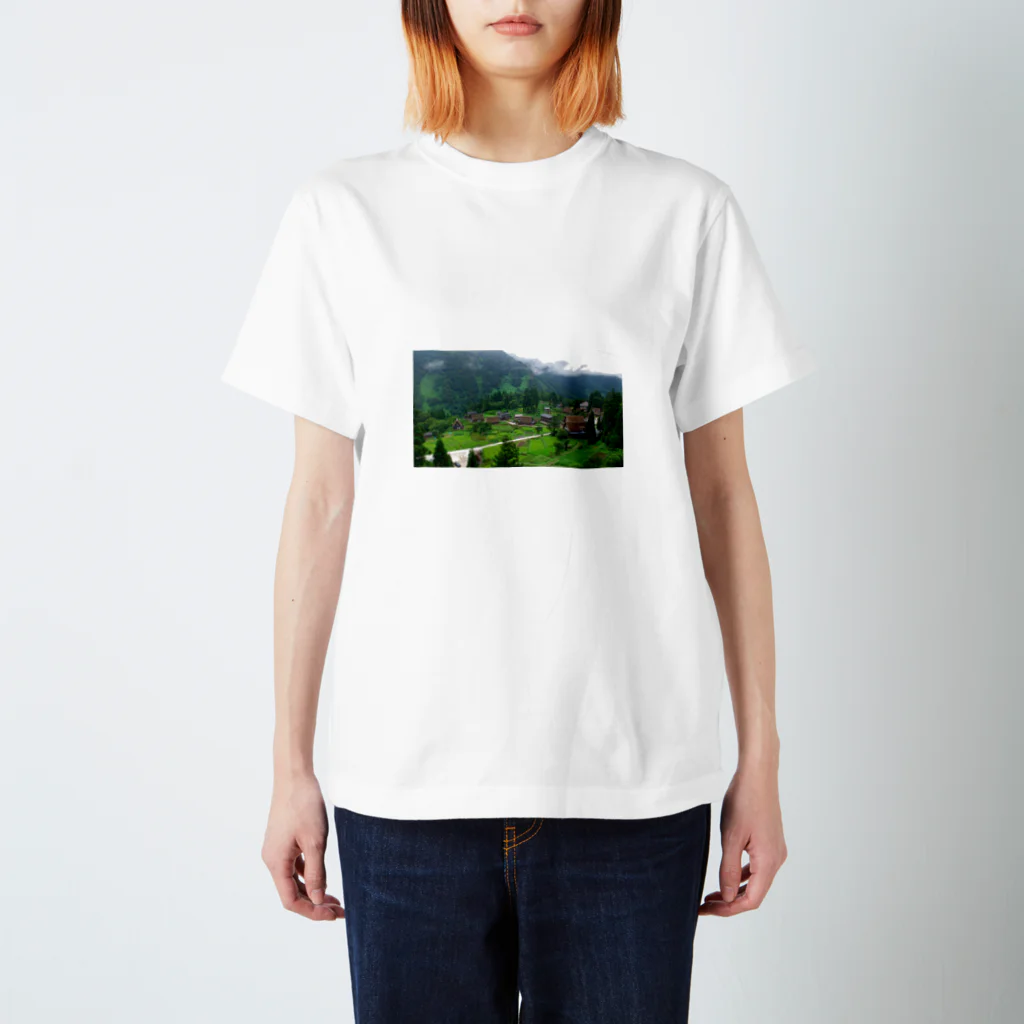 TK Akinori★の五箇山合掌造り スタンダードTシャツ