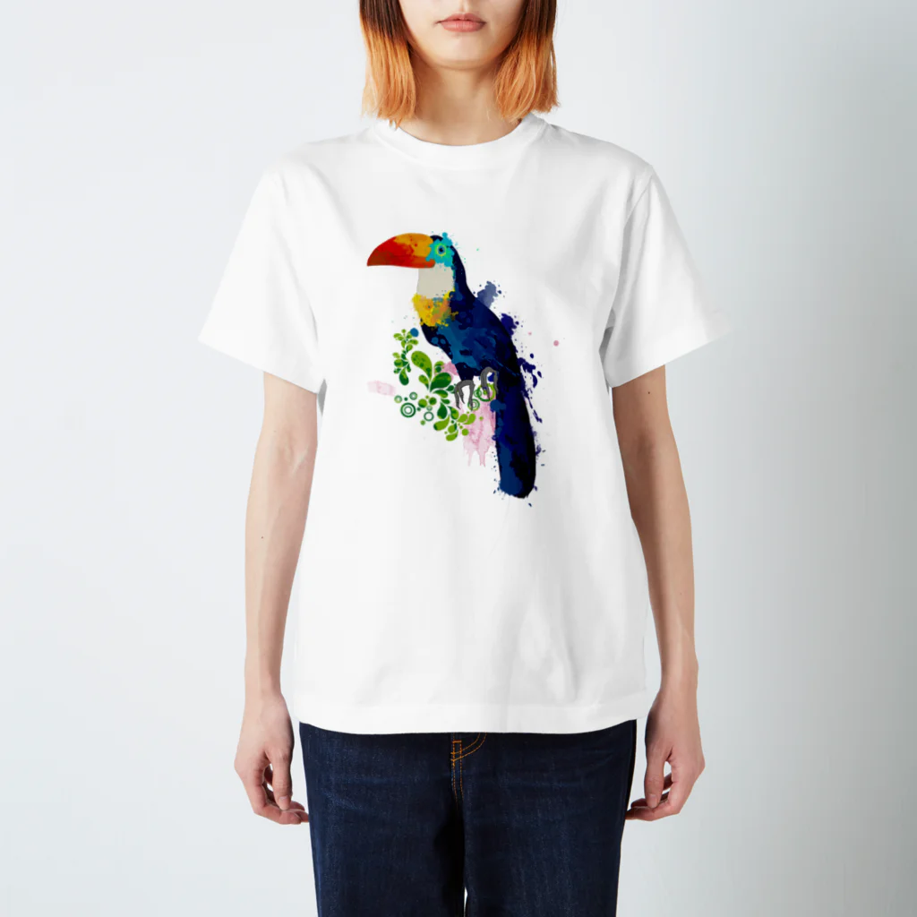 circle and dropsのオオハシちゃん Regular Fit T-Shirt