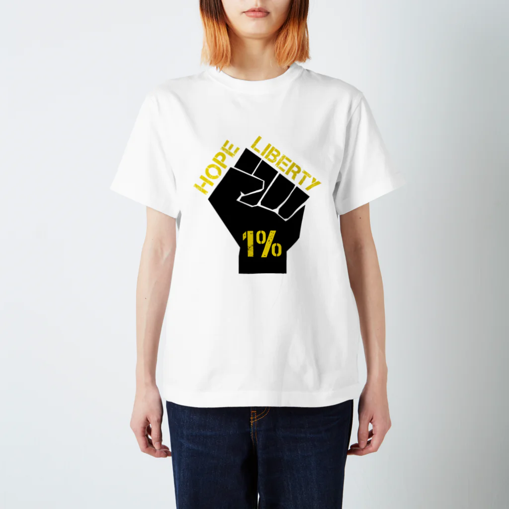 CWFH（貢利宋）のHOPE&LIBERTY 1% スタンダードTシャツ