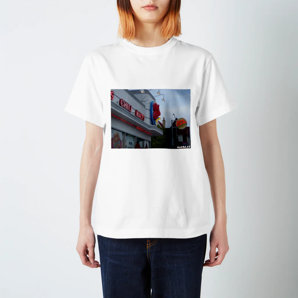 M.MORIのLos Angeles Melrose-2 スタンダードTシャツ