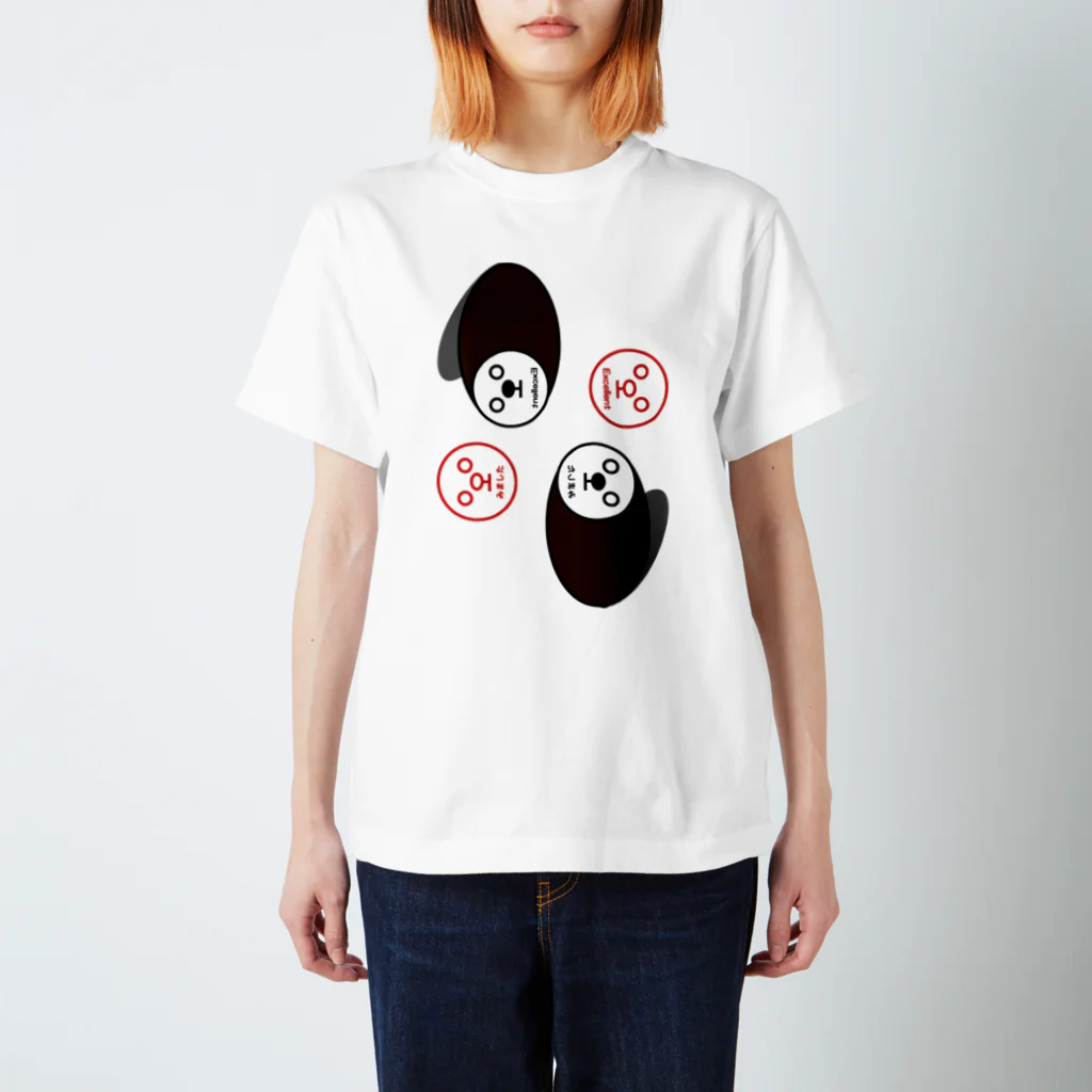 L-cotのゆるハンコ Regular Fit T-Shirt