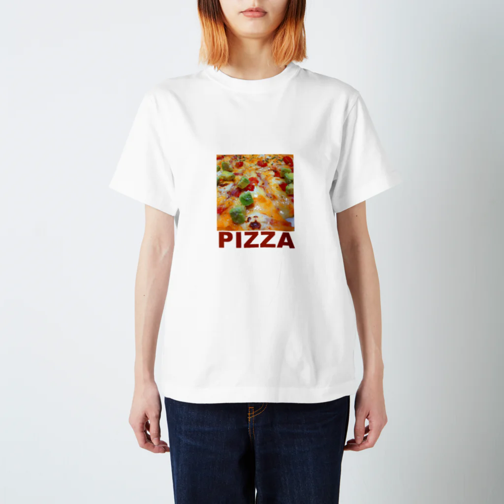 spring_treeのボクが食べたピザ スタンダードTシャツ