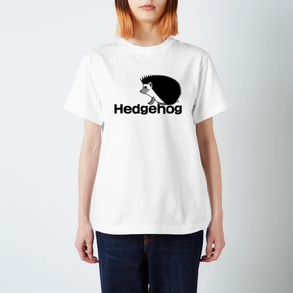 koji_kojiのHedgehog01 Tシャツ スタンダードTシャツ