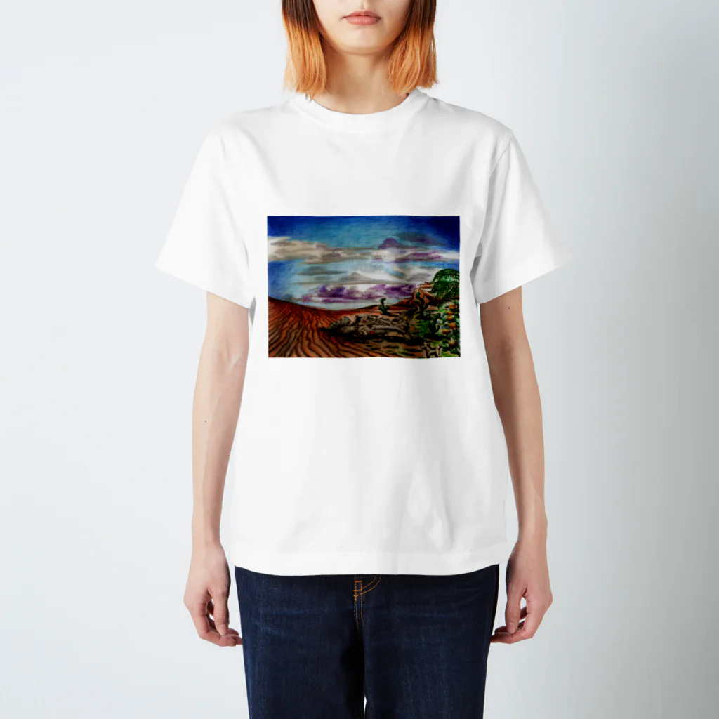 栗原進@夢の空想画家のWatchtower Regular Fit T-Shirt