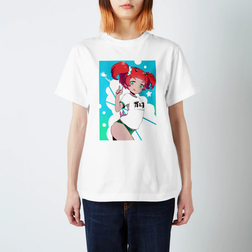 長鳥たまのガニ子 Regular Fit T-Shirt