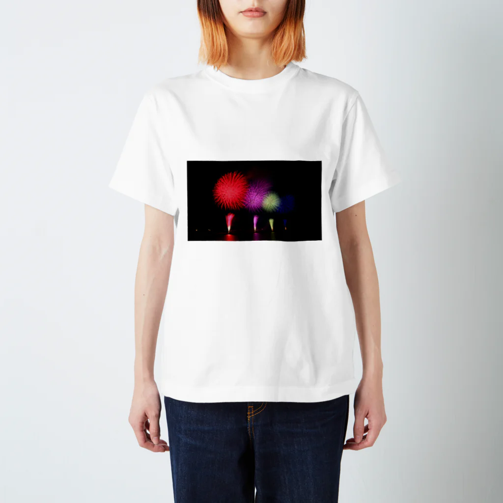 meguRabittの花火～fire　Flower Regular Fit T-Shirt