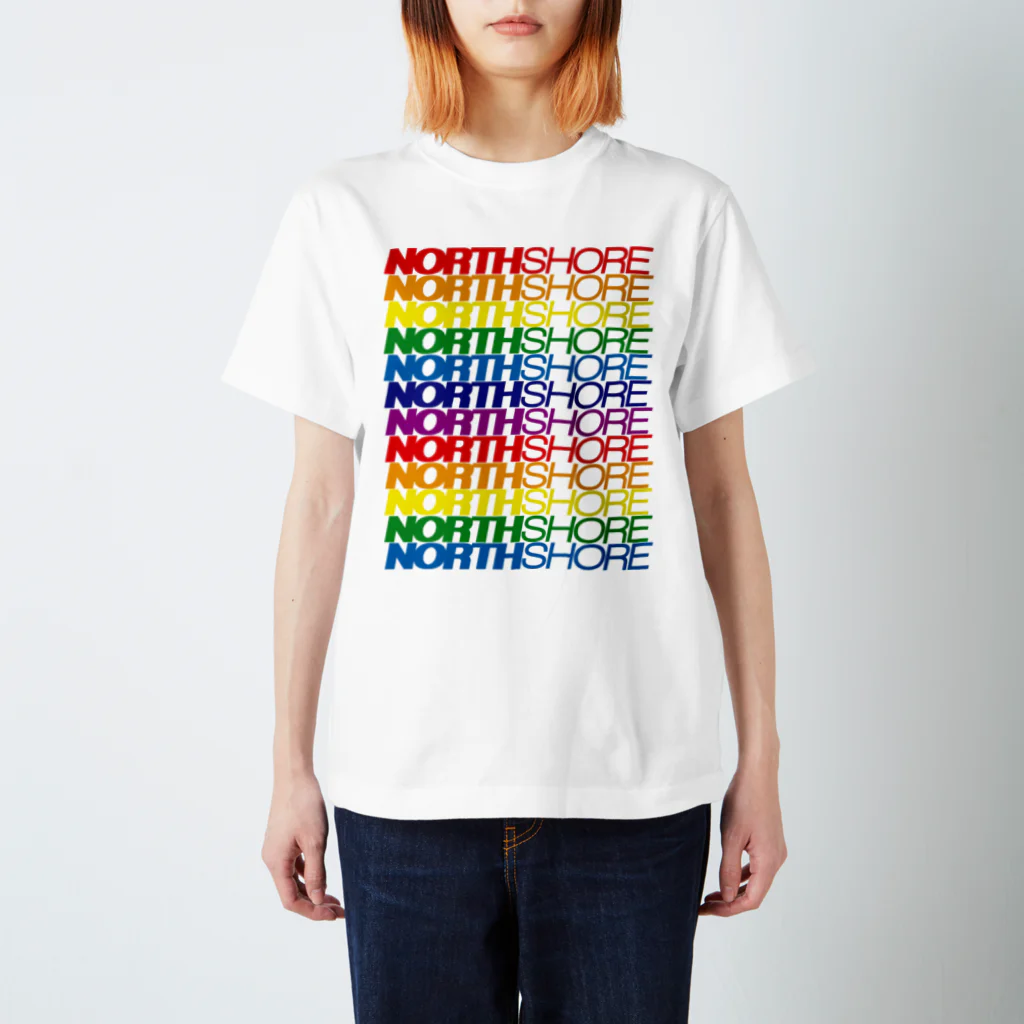 NORTH SHOREのNORTHSHORE rainbow Regular Fit T-Shirt