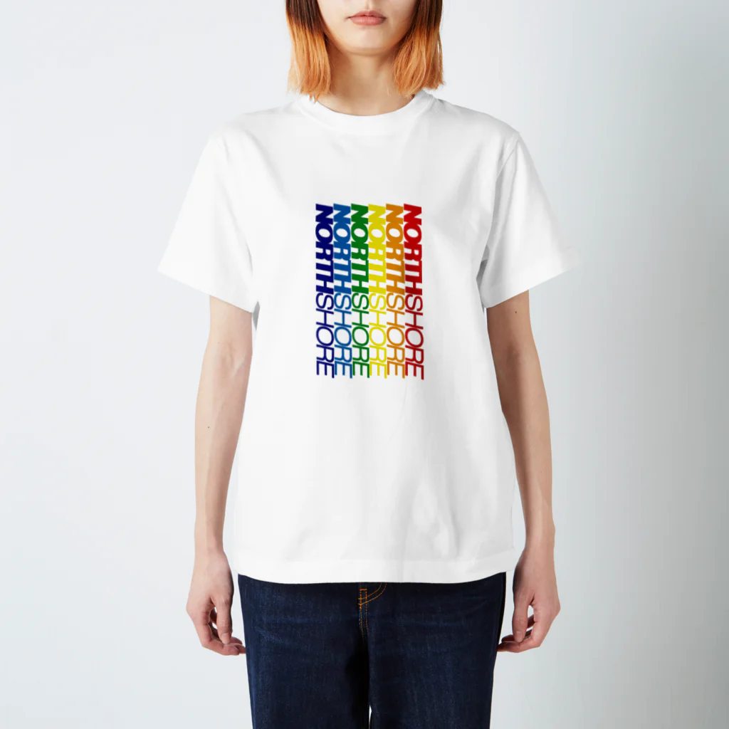 NORTH SHOREのNORTH SHORE rainbow2 Regular Fit T-Shirt