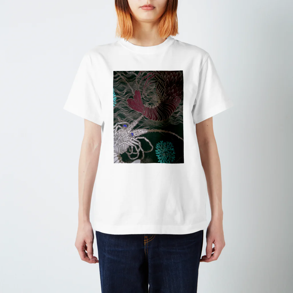 マルハナ安寧堂のJapanese spiny lobster スタンダードTシャツ