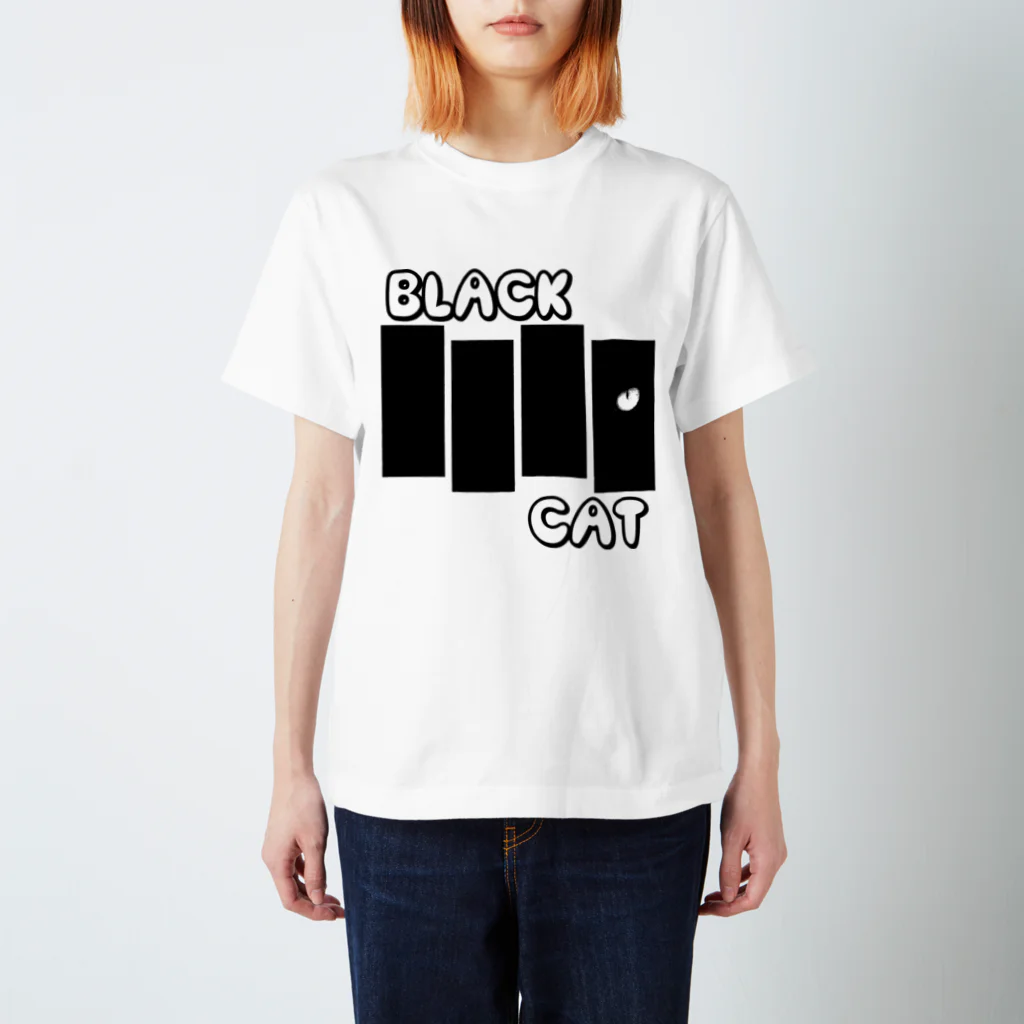 SMILEYのBLACK CAT スタンダードTシャツ