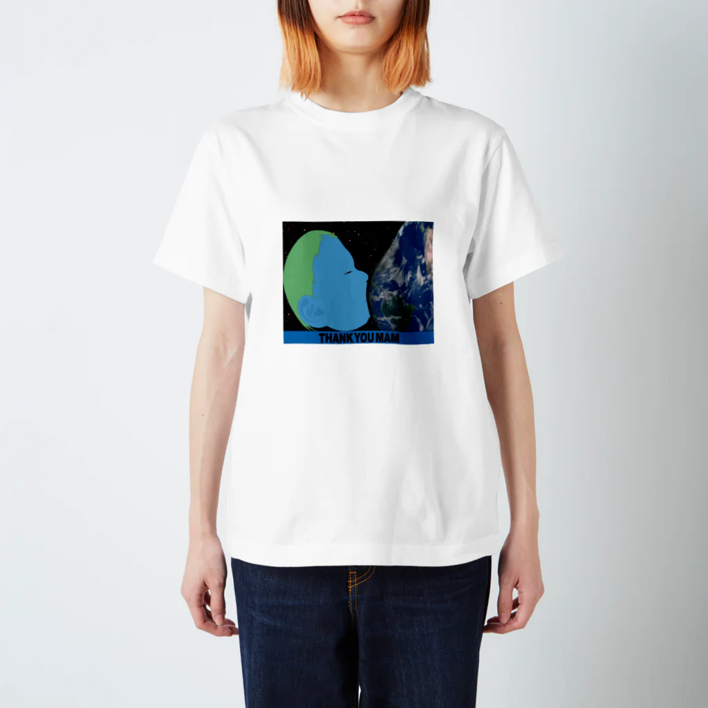 ななしむしのTAHNK YOU MAM スタンダードTシャツ