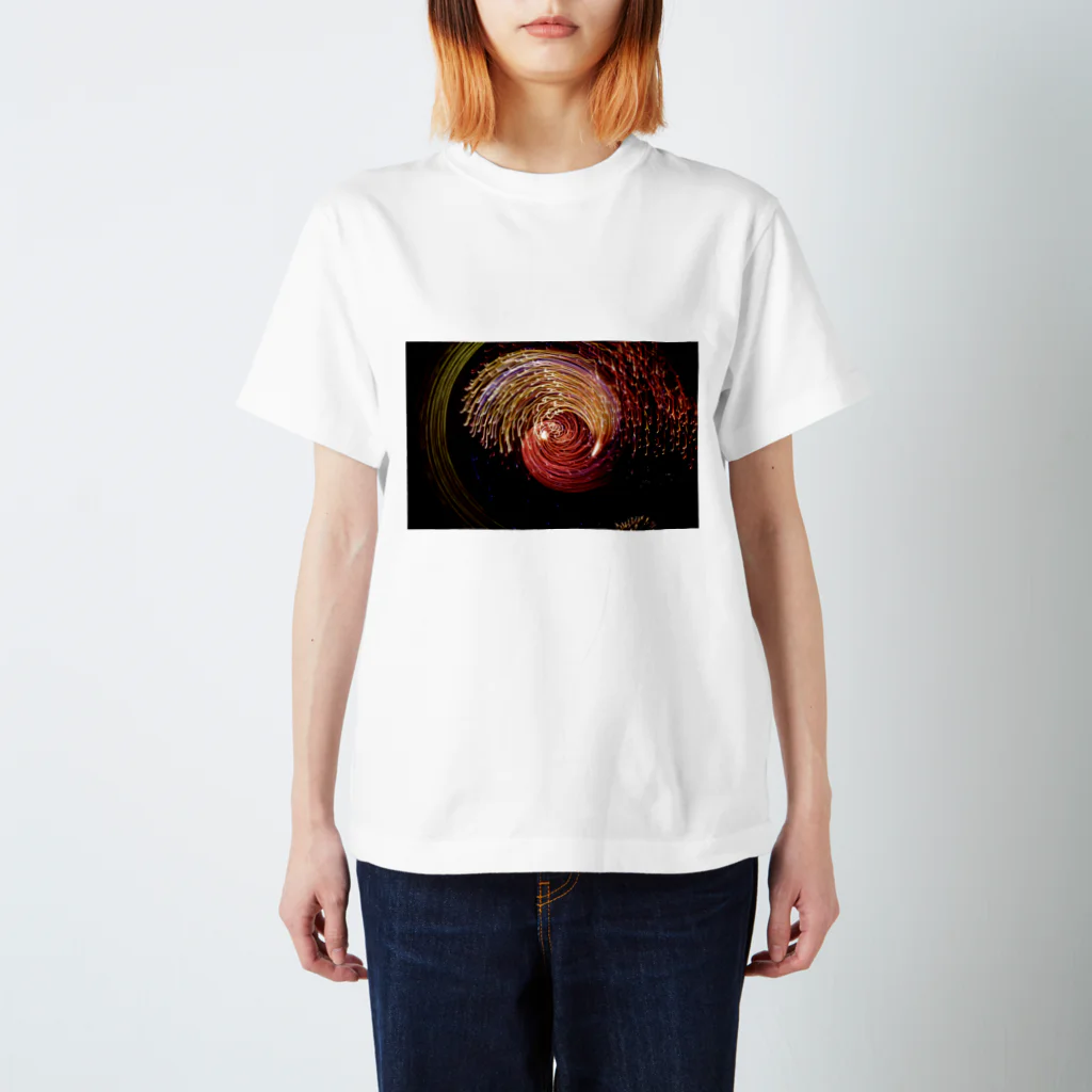 リアルの回転花火#002 スタンダードTシャツ