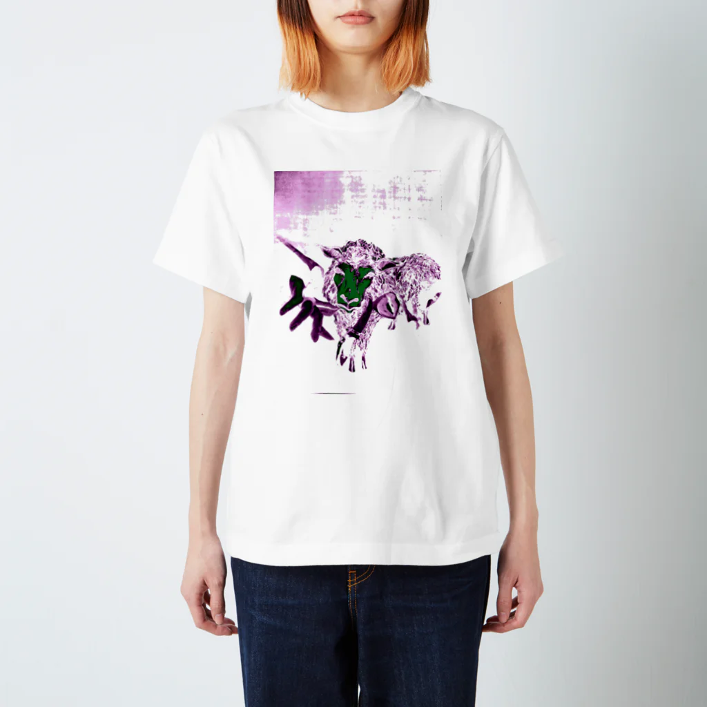 九十現音の『909090's』ラッパー画像 Regular Fit T-Shirt