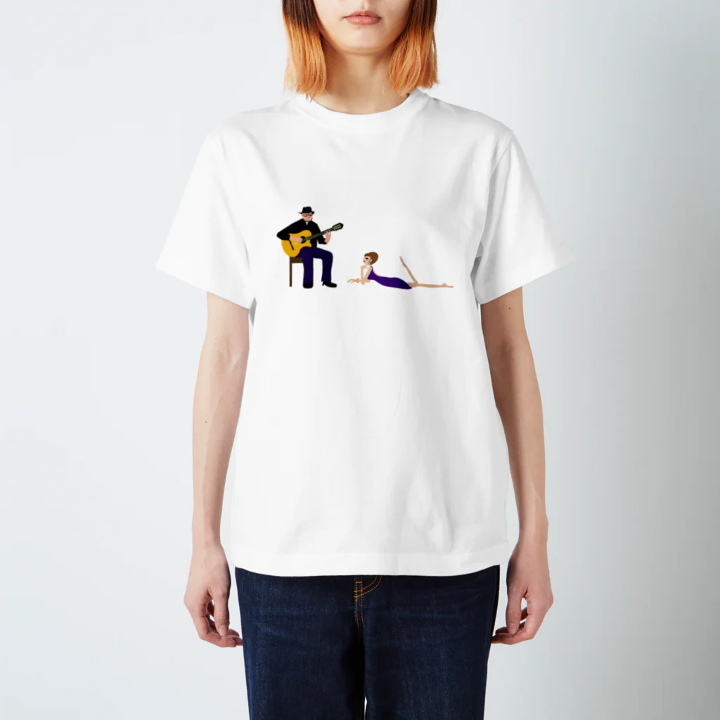 ツルマルデザインのmusician abe-san２ スタンダードTシャツ