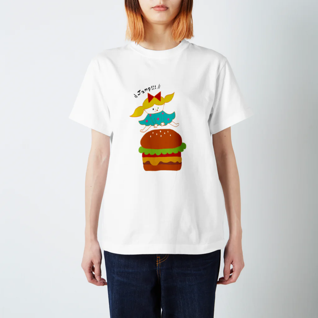 Apoisのジャンプバーガー！ スタンダードTシャツ