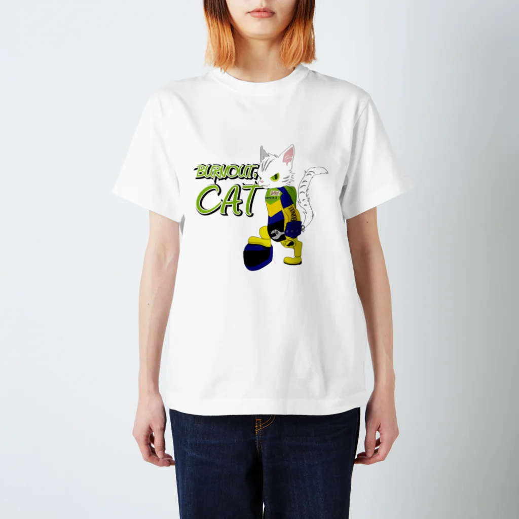 BURNOUT.のBURNOUT. CAT Regular Fit T-Shirt