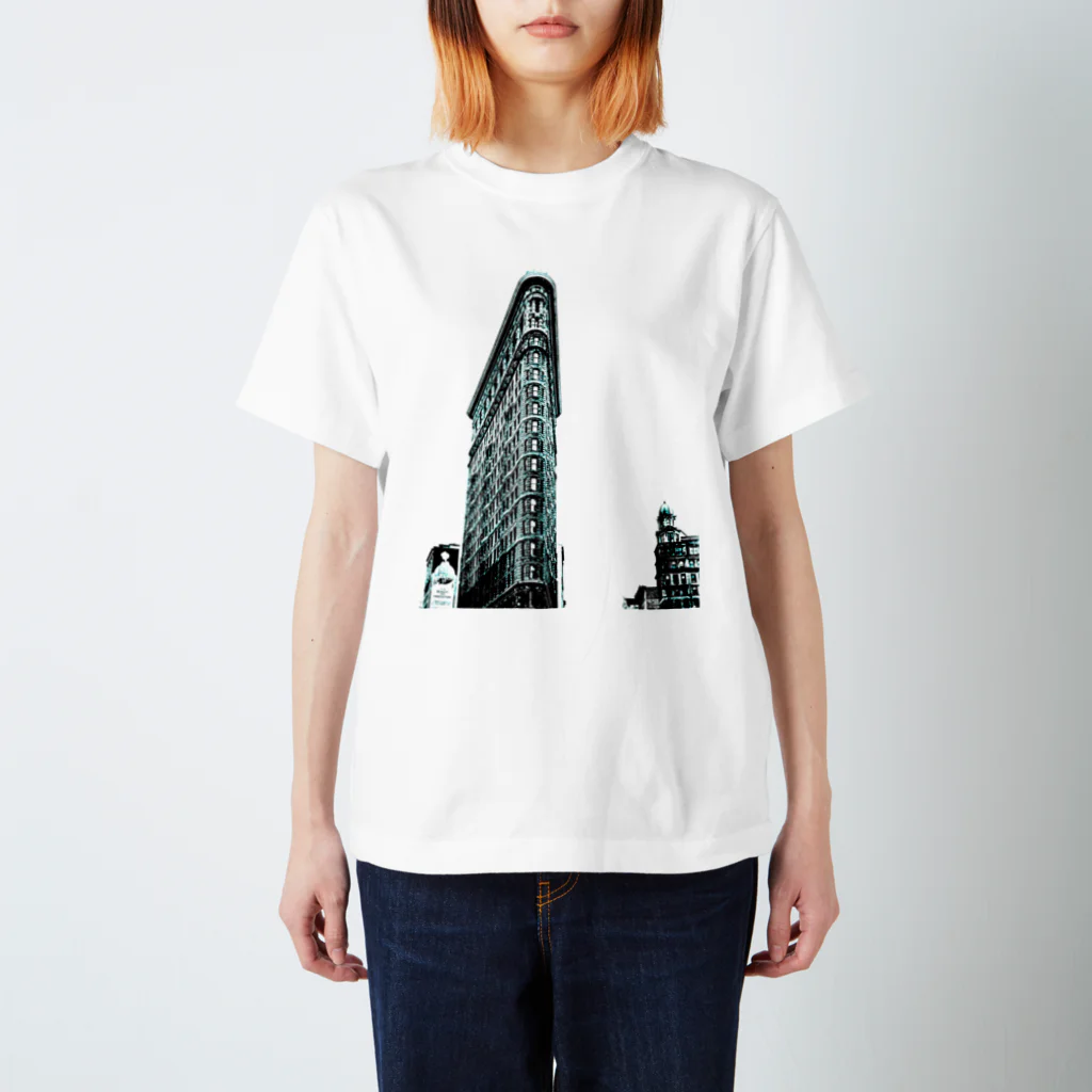 その物語を忘れない。のBerenice Abbott: Flatiron Building, Broadway and Fifth Avenue, New York, 1938 スタンダードTシャツ