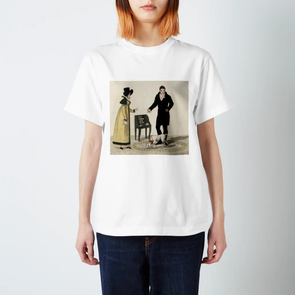 J. Jeffery Print Galleryの天才犬ムニート スタンダードTシャツ