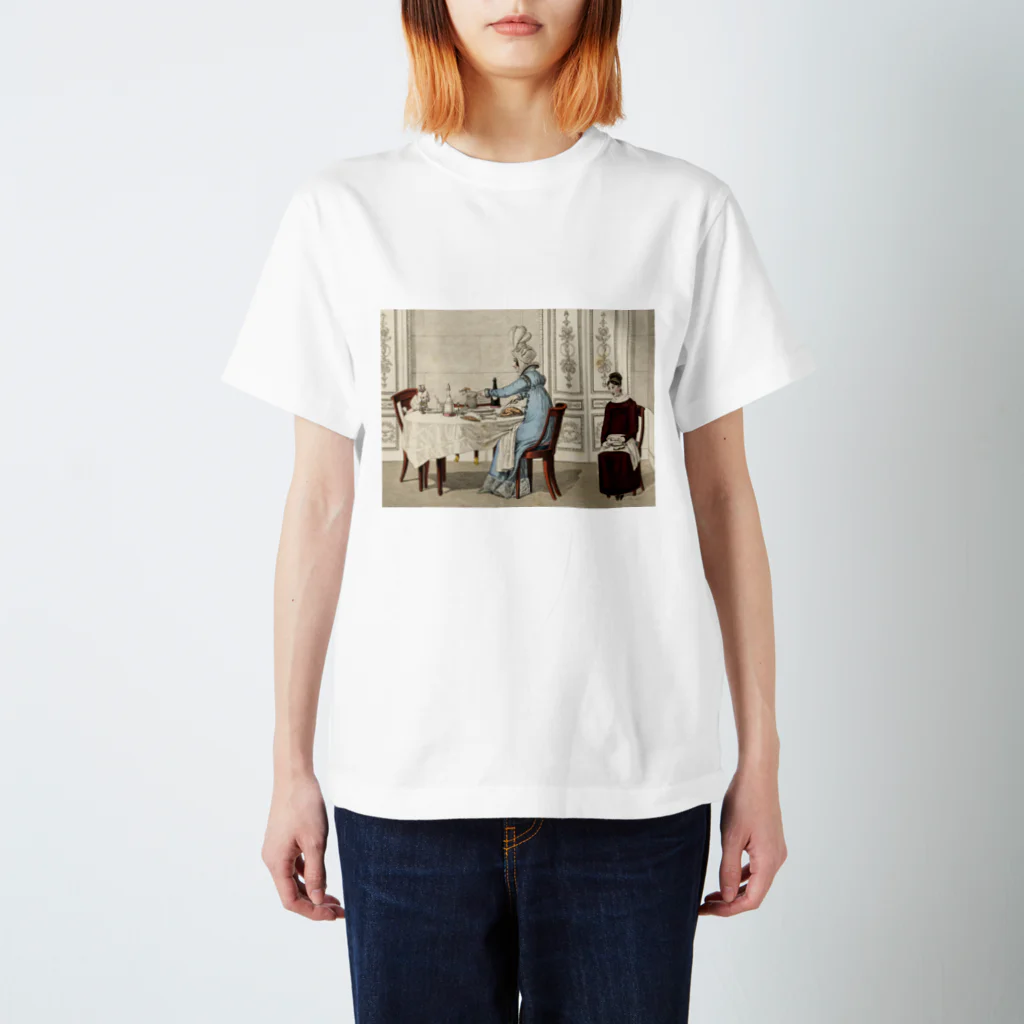 J. Jeffery Print Galleryの1818年の食卓風景 スタンダードTシャツ