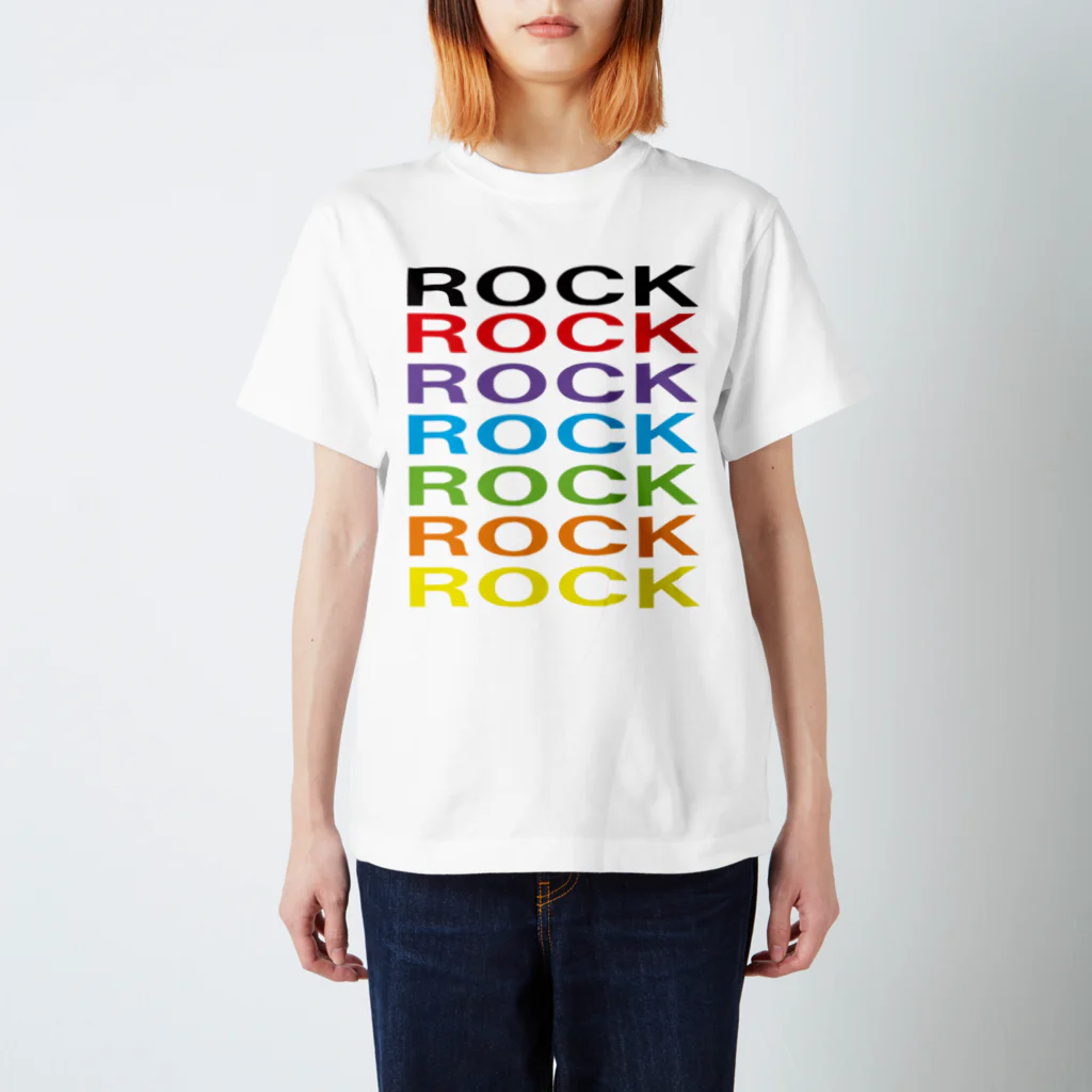 nonnonのカラフルROCK スタンダードTシャツ