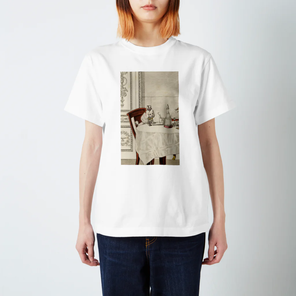 J. Jeffery Print Galleryの1818年の食卓風景 スタンダードTシャツ