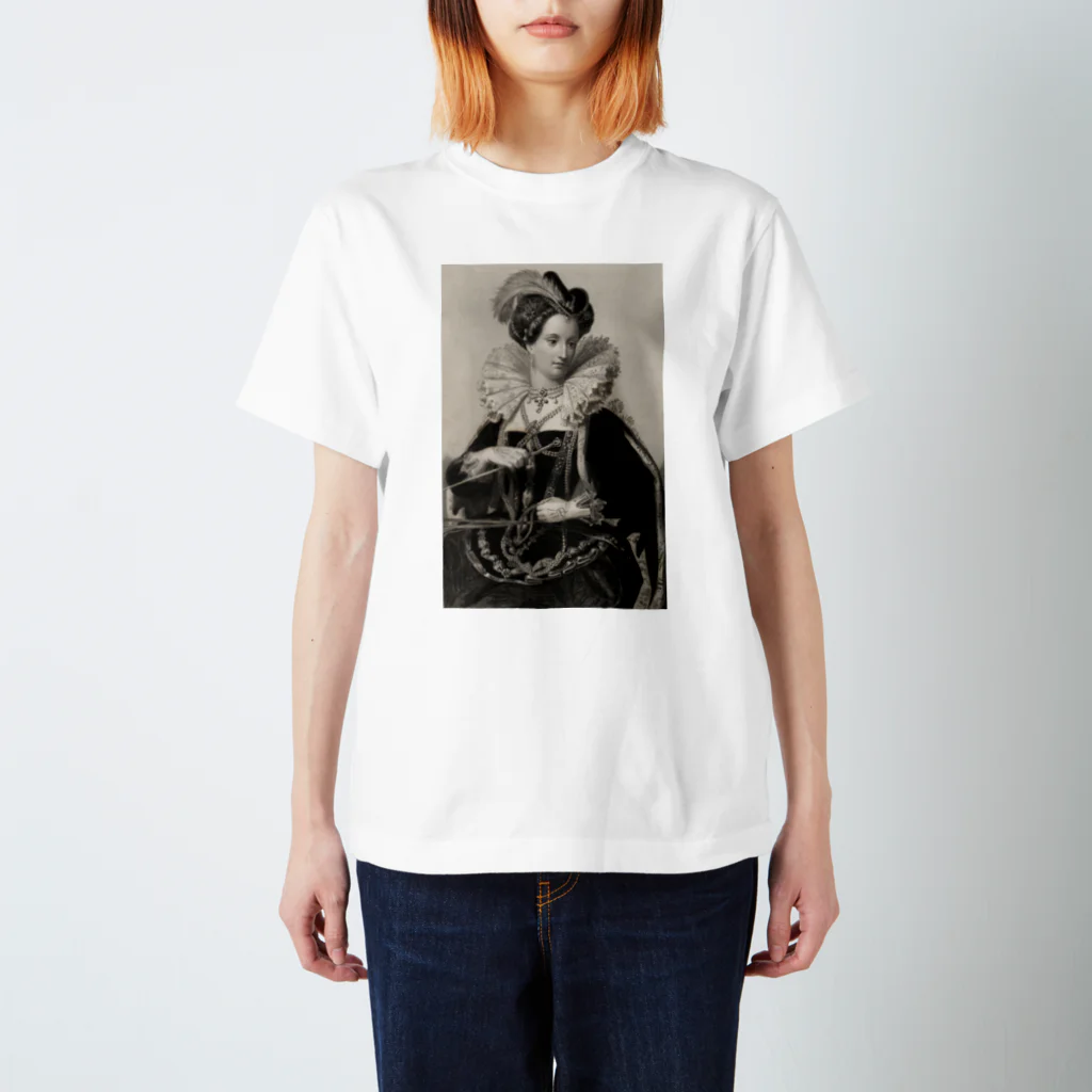 J. Jeffery Print Galleryの英国女王エリザベスⅠ世 スタンダードTシャツ