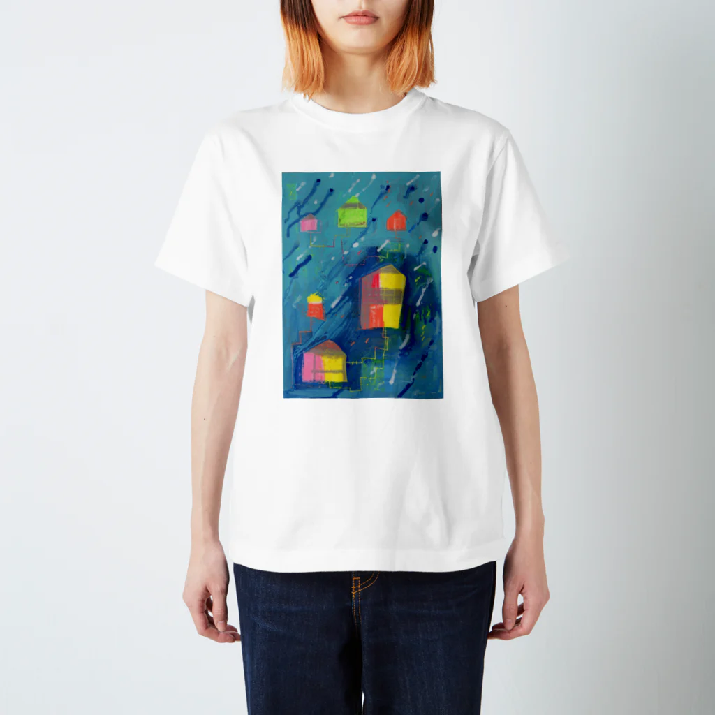 RYUJIN Etsukoの雨音 Regular Fit T-Shirt