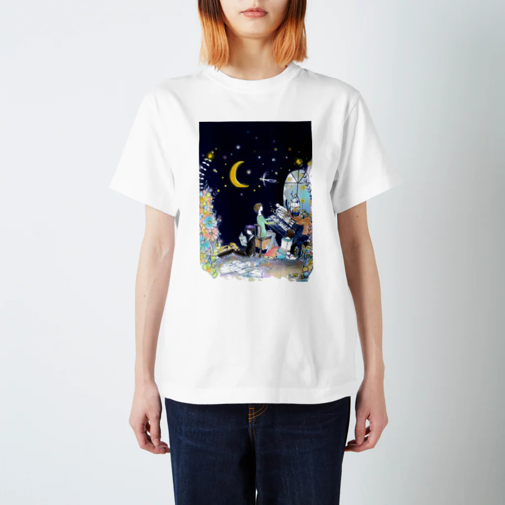 Bambridgeの真夏の夜の音 Regular Fit T-Shirt