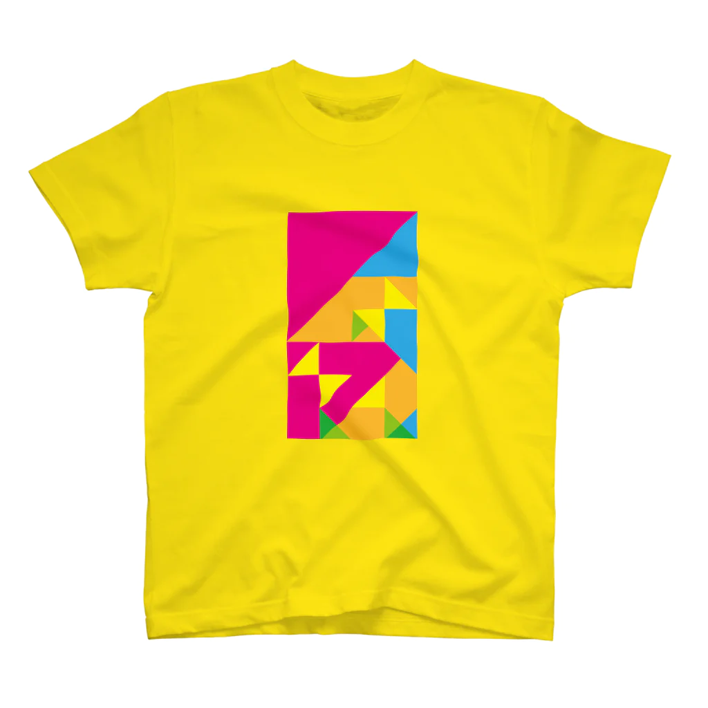 YmanchuのORIGAMI ー VIVID Regular Fit T-Shirt