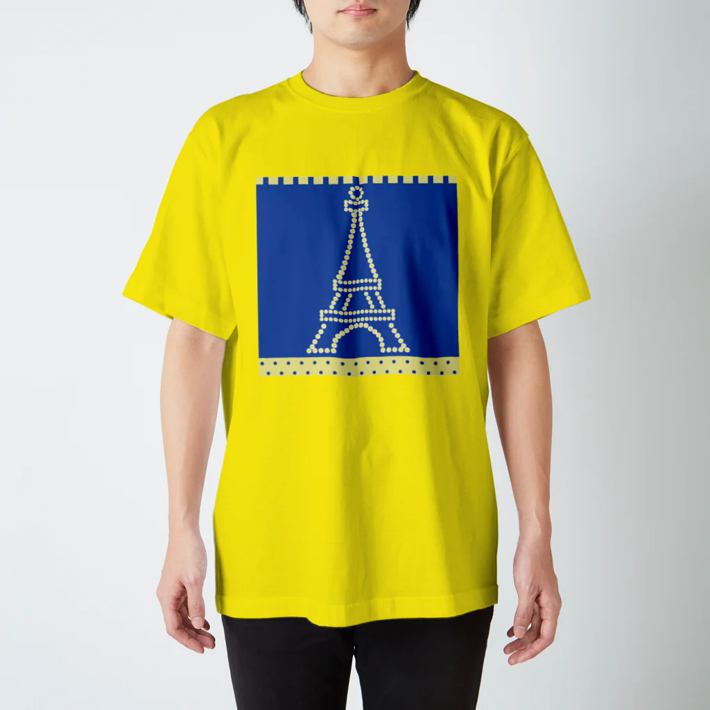 CANのflower Eiffel Regular Fit T-Shirt