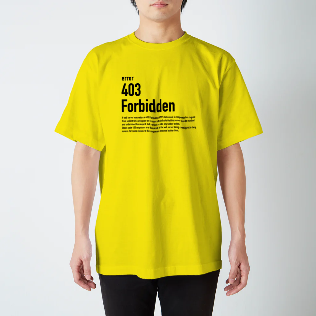 kengochiの403 Forbidden エラーコードシリーズ スタンダードTシャツ