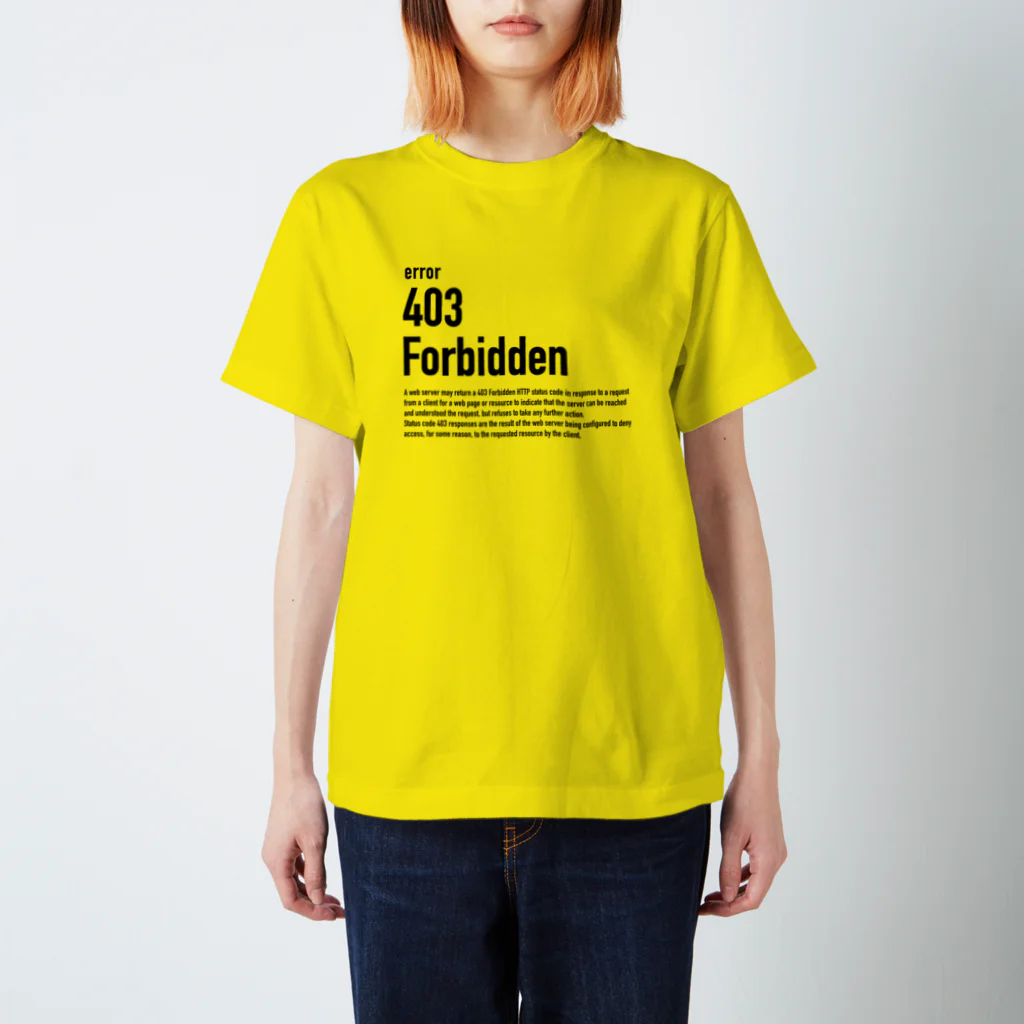 kengochiの403 Forbidden エラーコードシリーズ Regular Fit T-Shirt