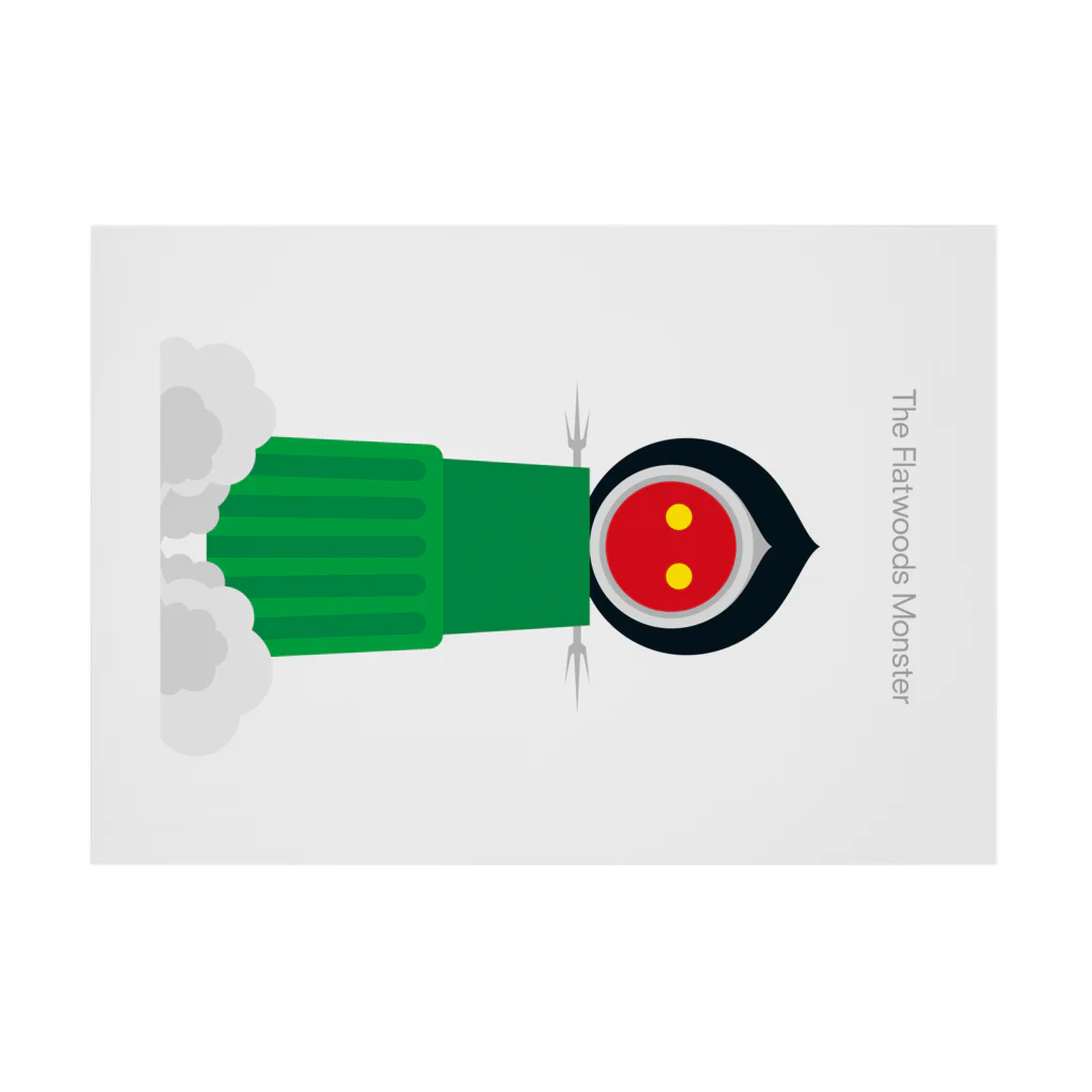 GubbishのThe Flatwoods Monster Stickable Poster :horizontal position