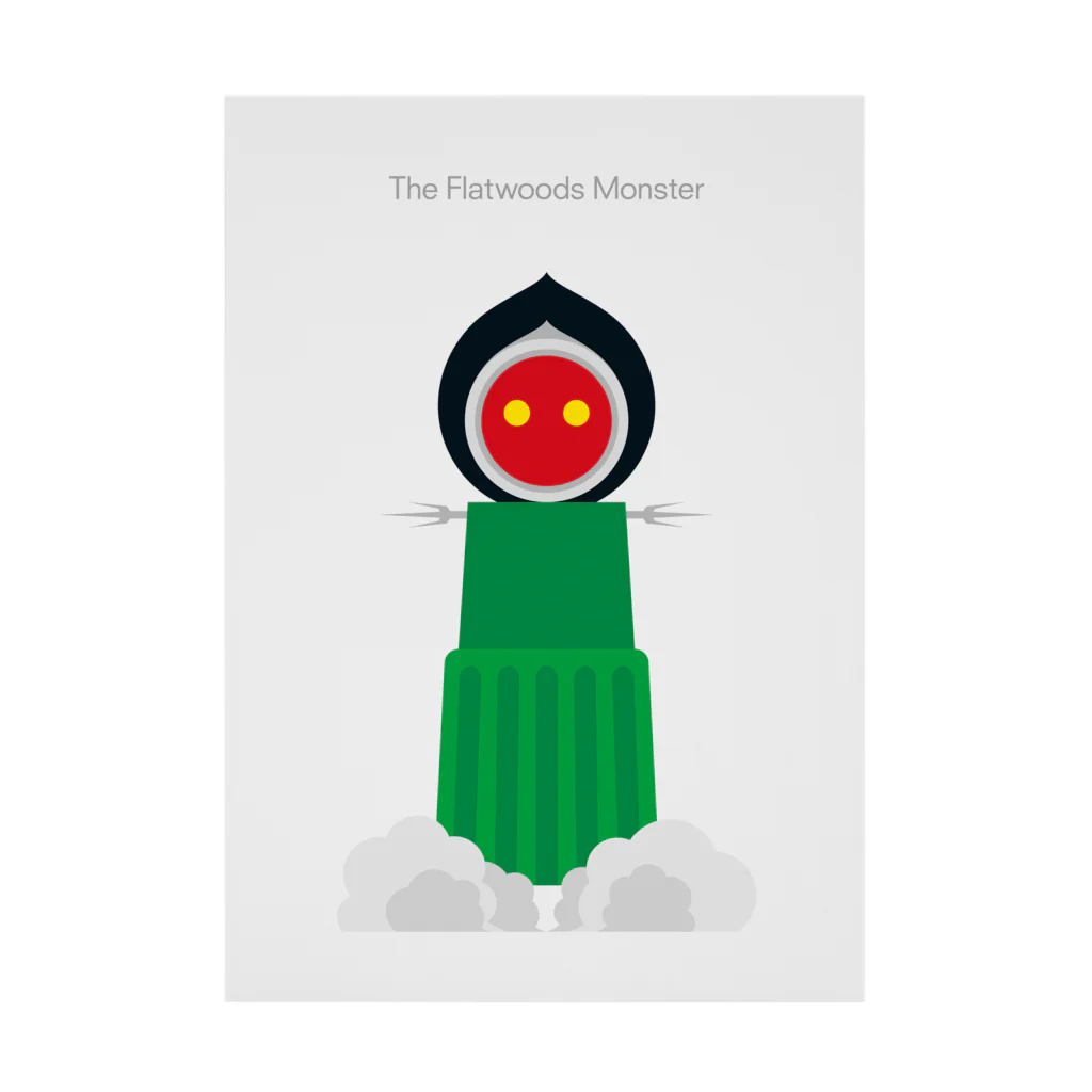 GubbishのThe Flatwoods Monster Stickable Poster