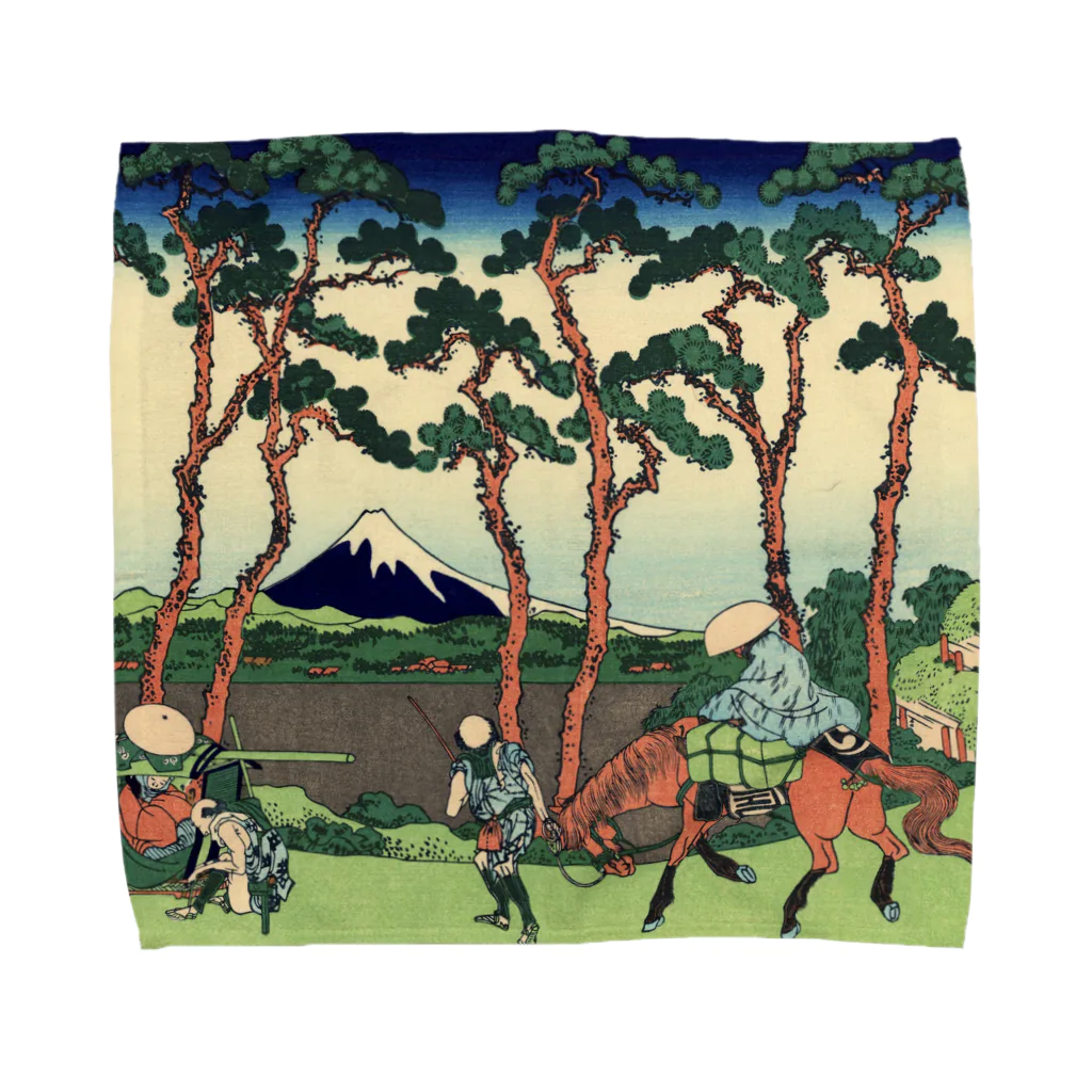 浮世絵 ｜ うきよえ屋の東海道程ケ谷／葛飾北斎 Towel Handkerchief