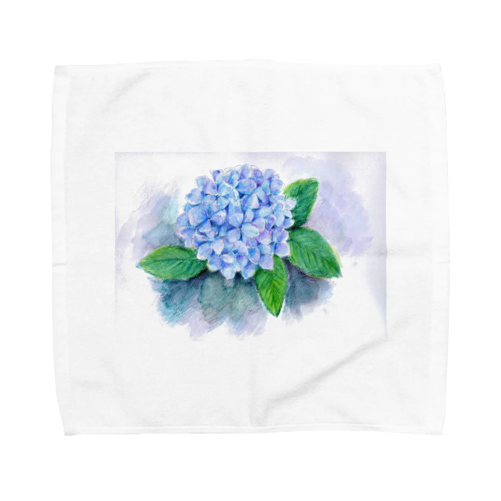 リラの紫陽花 Towel Handkerchief