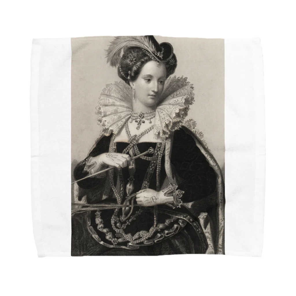 J. Jeffery Print Galleryの英国女王エリザベスⅠ世 Towel Handkerchief