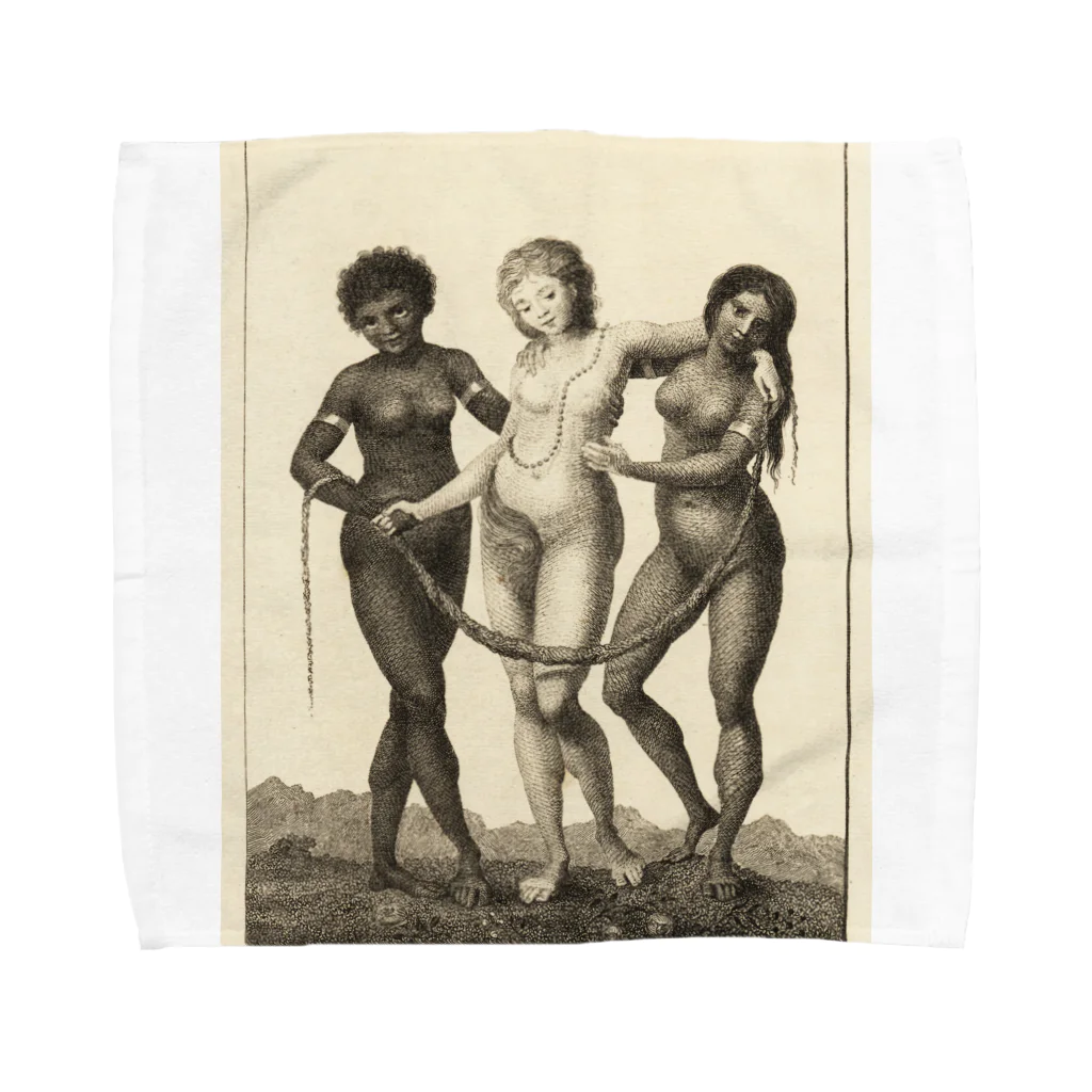 J. Jeffery Print Galleryの3大美女 Towel Handkerchief