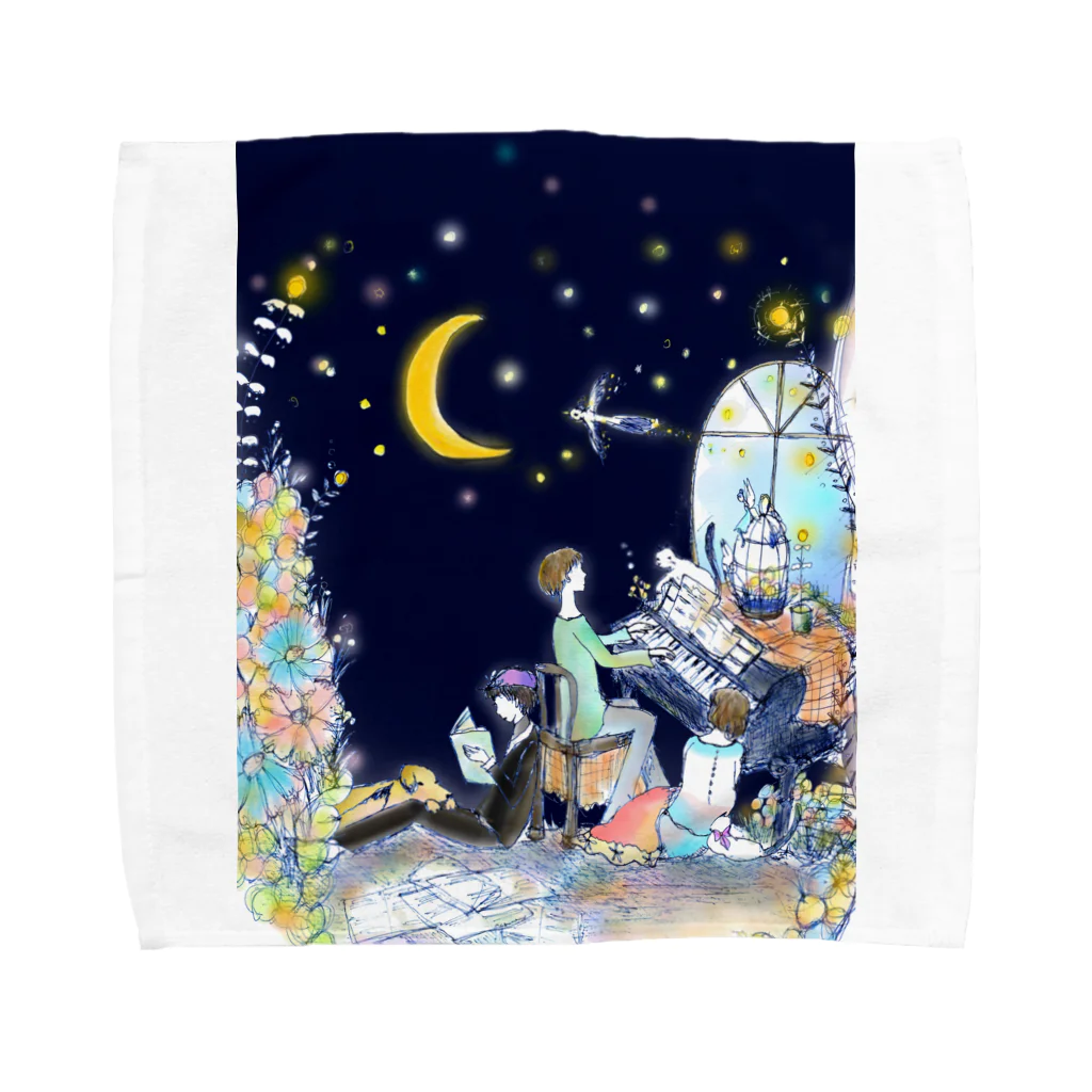 Bambridgeの真夏の夜の音 Towel Handkerchief